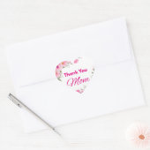 Dank je moeder hart Sticker moeder waardering (Envelop)