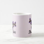 Dank je mooie Butterflies levendige waardering Koffiemok (Center)