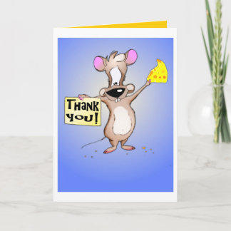 Dank je Muis Bedankkaart