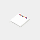Dank je Multicolor 3 x 3 Post-it® Notes (Schuin)
