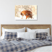 Dank je Mum Tiger en Cub Canvas Afdruk (Insitu (Slaapkamer))
