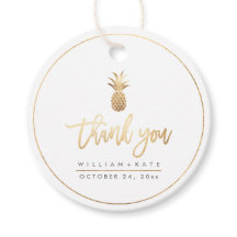 Dank je, namaak goud ananassen