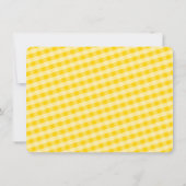DANK JE NOTA VAN moderne schattige cheque hartgeel Bedankkaart (Achterkant)