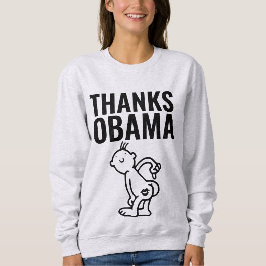 DANK JE OBAMA Grappige T-Shirts (Voorkant)