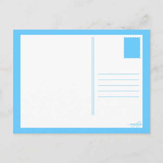 DANK JE oddrex tand Briefkaart (Achterkant)