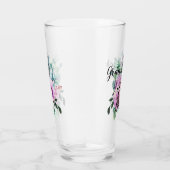 Dank je, oma van de bruid of bruidegom paars glas (Rechts)