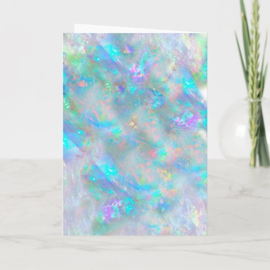 dank je opal textuurkaart kaart (Achterkant)