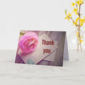 Dank je orchidee kaart (Gele Bloem)