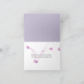 Dank je Orchideeën en bubbels Bedankkaart (Binnen)