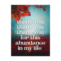 Dank Je Overvloed Geld Wet van Aantrekking