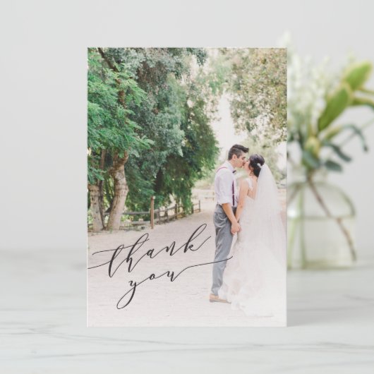 Dank je paardenweddenfoto (Staand voorkant)