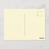 Dank je Paashaas Goud Retriever Briefkaart (Achterkant)