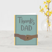 Dank je Papa, Vaderdag - Kaart (Gele Bloem)