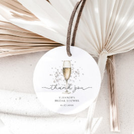 Dank Je Parels & Prosecco Bruidsuitvaart Bedankjes Labels