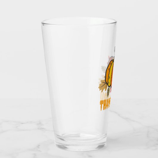 dank je, pompoen  glas (Rechts)