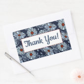 Dank je rechthoekige sticker (Envelop)