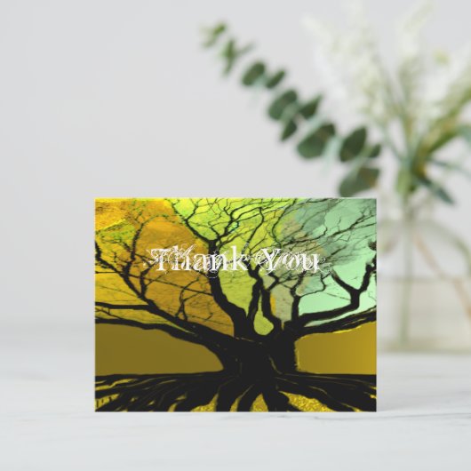 Dank je- Roots - Briefkaart (Staand voorkant)