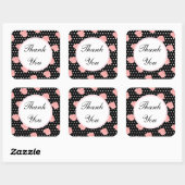 Dank je Rose Stickers (Vel)