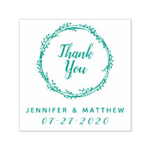 Dank je | Rustieke krans bruiloft cadeau