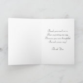 Dank je, schattige Westie hondenkaart Bedankkaart (Binnen)