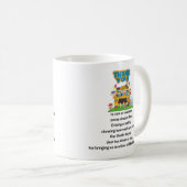 Dank je, schoolbuschauffeur. koffiemok (Voorkant rechts)