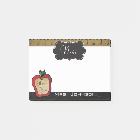 Dank je schoolnotities | DIY-tekst Post-it® Notes (Voorkant)