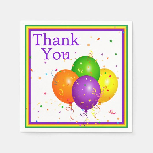 Dank je servet (Voorkant)