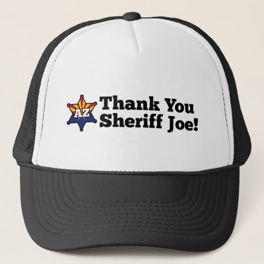 Dank je sheriff Joe. Trucker Pet (Voorkant)