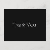 Dank je Silver Briefkaart (Voorkant)