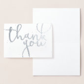 Dank je Silver Folie Kaarten (Display)