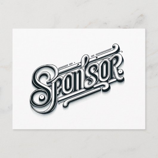 Dank je Sponsor NA AA 12 stappen postkaart (Voorkant)