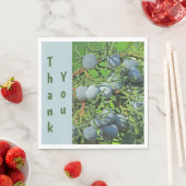 Dank je Spring Pine Berry Foto appreciatie Servet (Insitu)