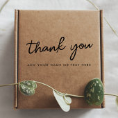 Dank je Stamp | Minimale typografie Bedankt Rubberstempel