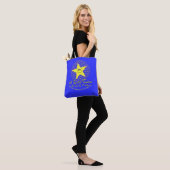Dank je Star Teacher Poem Tote Bag (Op model)