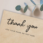 Dank je Stempel | Minimale typografie Bedankt