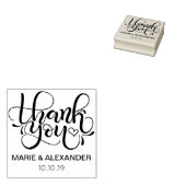 Dank je stempel - Trouwen - Trouwfeest cadeautje (Gestempeld)