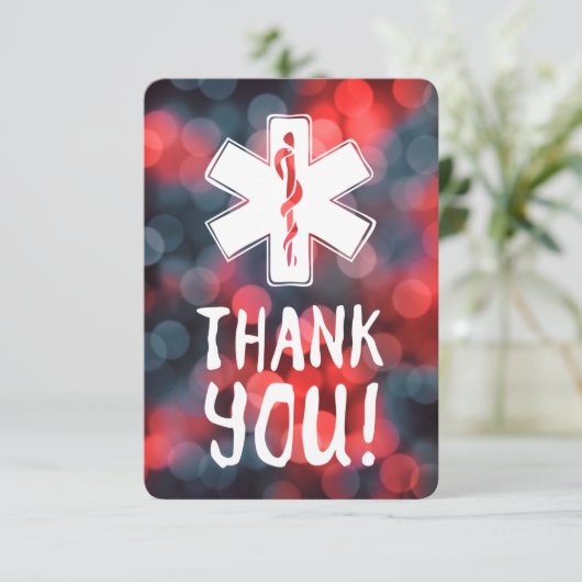 dank je, ster van het leven kaart (Staand voorkant)