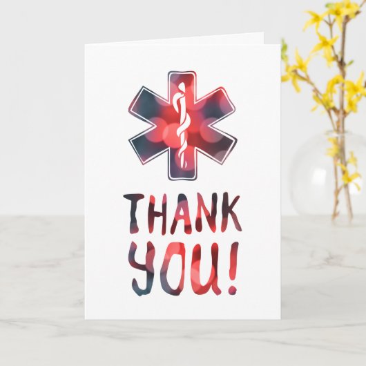 dank je, ster van het leven kaart (Gele Bloem)