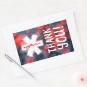dank je, ster van het leven rechthoekige sticker (Envelop)