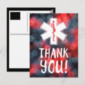 dank je ster van life bokeh briefkaart (Voorkant / Achterkant)