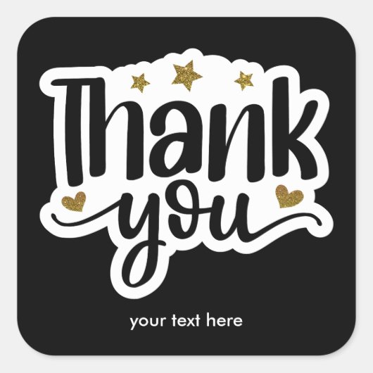 Dank je sticker (Voorkant)