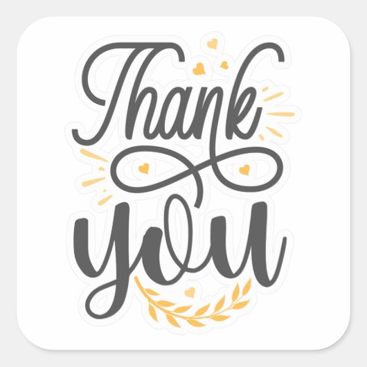 Dank je sticker (Voorkant)
