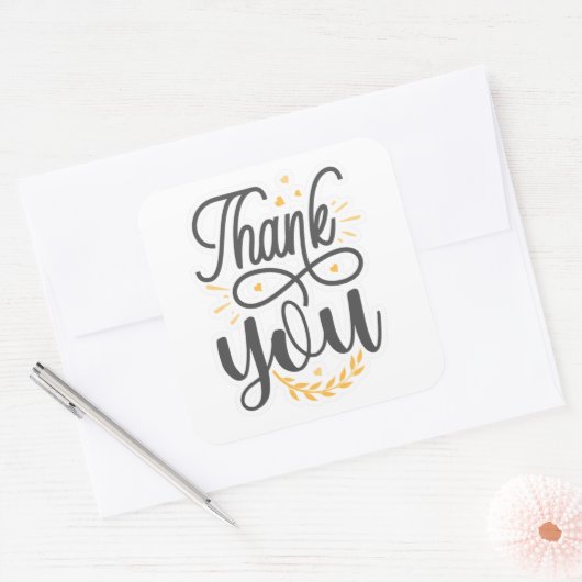 Dank je sticker (Envelop)