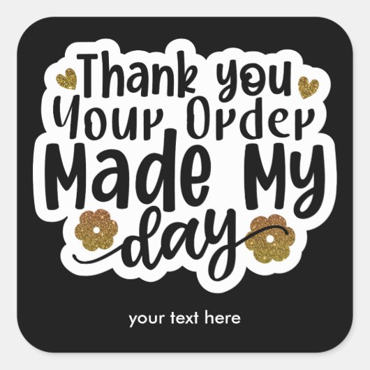 Dank je sticker (Voorkant)