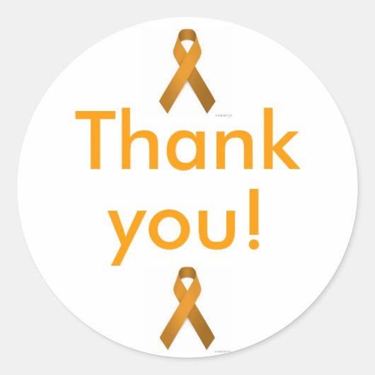 dank je sticker (Voorkant)