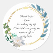 Dank je sticker ontwerp  (Voorkant)