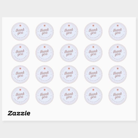 'Dank je' stickers (Vel)