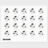 Dank je Stickers Crow Bird Sticker (Vel)