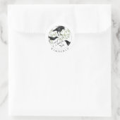 Dank je Stickers Crow Bird Sticker (Tas)