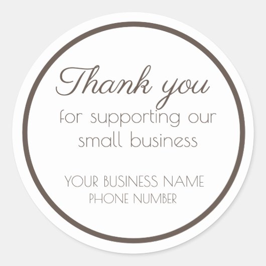 Dank je stickers! ronde sticker